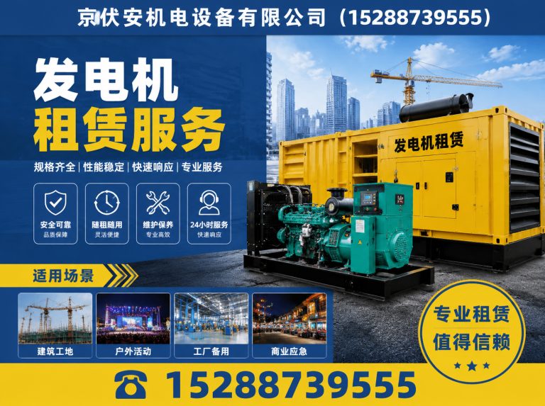 武汉静音发电车租赁展示图